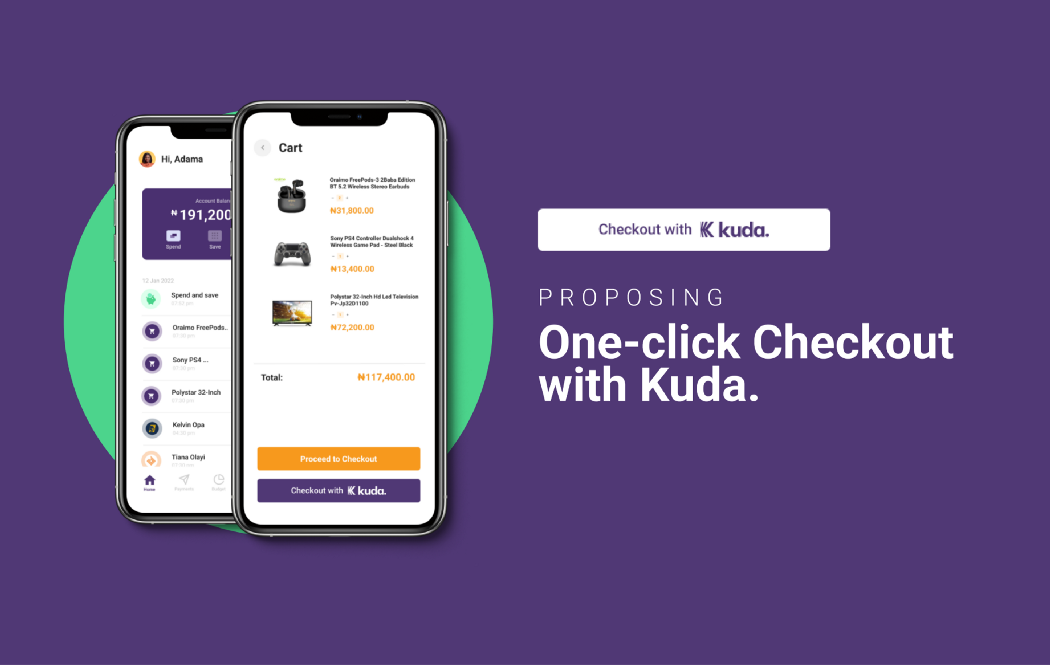Proposing One-click ‘Checkout with Kuda’ for Kuda.